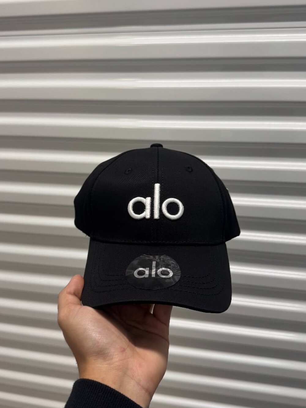 ALO Yoga White Logo Baseball Cap